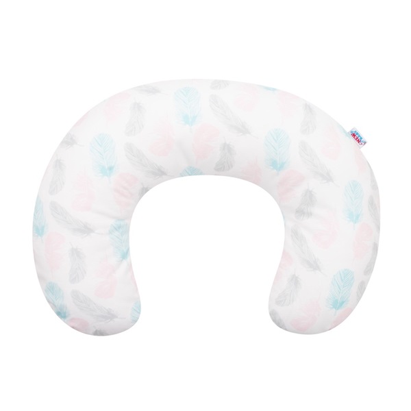 Nursing Pillow New Baby Feather Pink