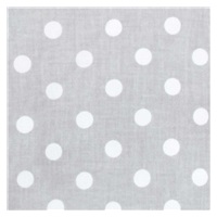 C-shaped nursing pillow cover New Baby XL grey with polka dots