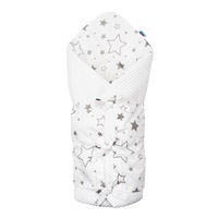 Classic Lace-up Wrap New Baby Waffle White Stars Grey