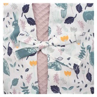 Classic lace-up wrap New Baby Waffle pink rabbits