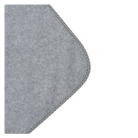 Baby fleece blanket New Baby 100x75 grey stars