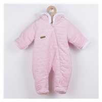 Winter baby jumpsuit Nicol Kids Winter pink, size 62 (3-6m)
