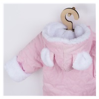 Winter baby jumpsuit Nicol Kids Winter pink, size 62 (3-6m)