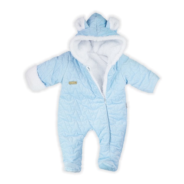 Winter baby jumpsuit Nicol Kids Winter blue, size 62 (3-6m)
