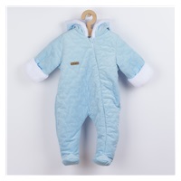 Winter baby jumpsuit Nicol Kids Winter blue, size 74 (6-9m)