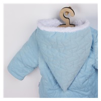 Winter baby coat with cap Nicol Kids Winter blue, size 74 (6-9m)