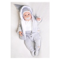 Winter baby coat with cap Nicol Kids Winter blue, size 74 (6-9m)