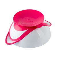Baby bowl with suction cup and spoon Baby Ono pink