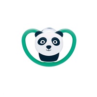 Space NUk 6-18m panda pacifier, size 6-18 m
