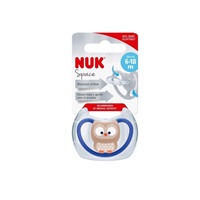 Space NUk 6-18m panda pacifier, size 6-18 m