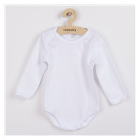 Luxury long sleeve body New Baby - white, size 86 (12-18m)