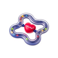 Rattle with heart Akuku blue