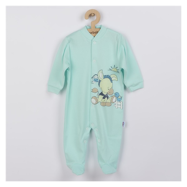 Baby jumpsuit New Baby Donkey turquoise, size 86 (12-18m)