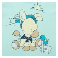 Baby jumpsuit New Baby Donkey turquoise, size 86 (12-18m)