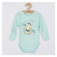 Baby body New Baby Donkey turquoise, size 86 (12-18m)