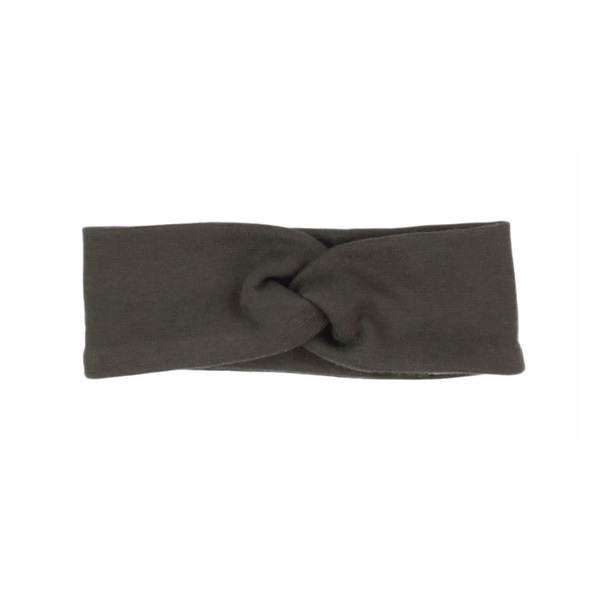 Baby cotton headband Nicol Mia dark brown, size 56/62