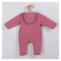 Winter jumpsuit New Baby Winter Elephant pink, size 68 (4-6m)