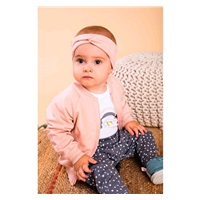 Baby cotton sweatpants Nicol Rainbow grey, size 62 (3-6m)
