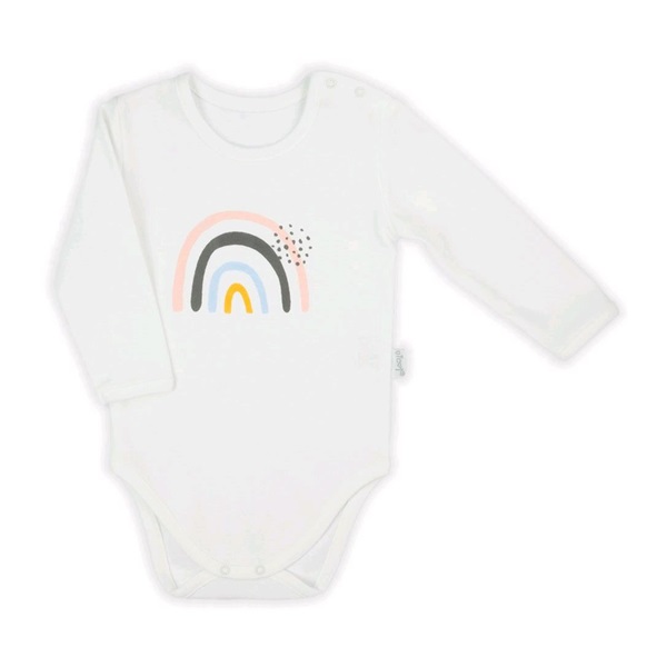 Baby body with long sleeves Nicol Rainbow, size 80 (9-12m)