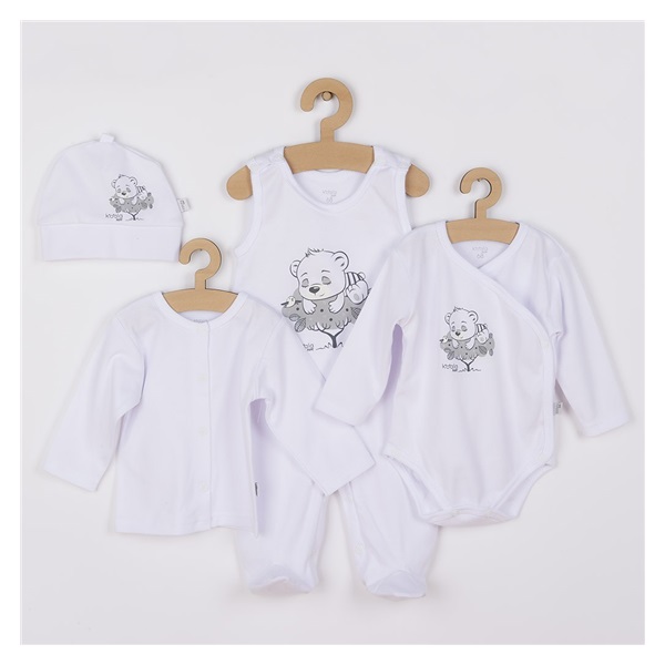 4-Piece Infant Set Koala Sleeping Bear White, size 68 (4-6m)