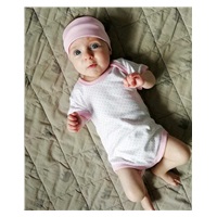 3-Piece Summer Cotton Set New Baby Perfect Summer Light Pink, size 74 (6-9m)