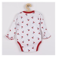 New Baby Cherry Long Sleeve Cotton Baby Bodysuit, size 62 (3-6m)