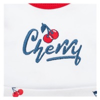 New Baby Cherry Long Sleeve Cotton Baby Bodysuit, size 62 (3-6m)