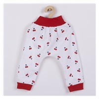 Baby Cotton Sweatpants New Baby Cherry, size 56 (0-3m)