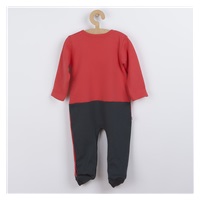 Koala Birdy baby cotton jumpsuit dark pink, size 74 (6-9m)