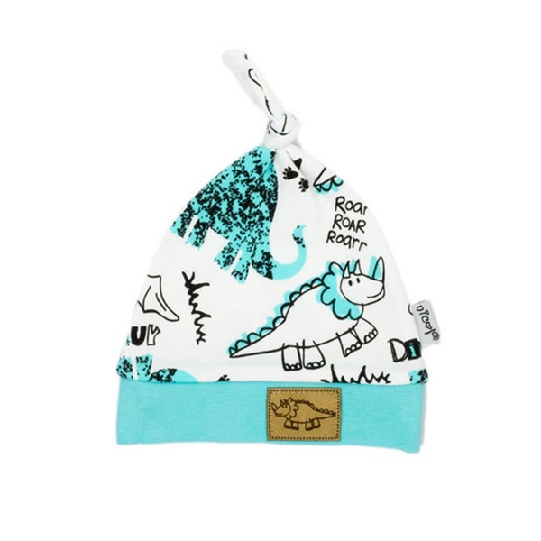 Baby Cotton Cap Nicol Dinosaur, size 62 (3-6m)