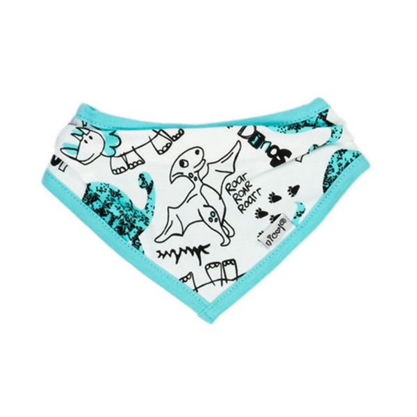 Baby Cotton Neck Scarf Nicol Dinosaur, size Univerzální