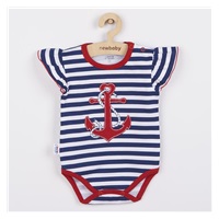 Girl's Short Sleeve Body New Baby Marine, size 74 (6-9m)