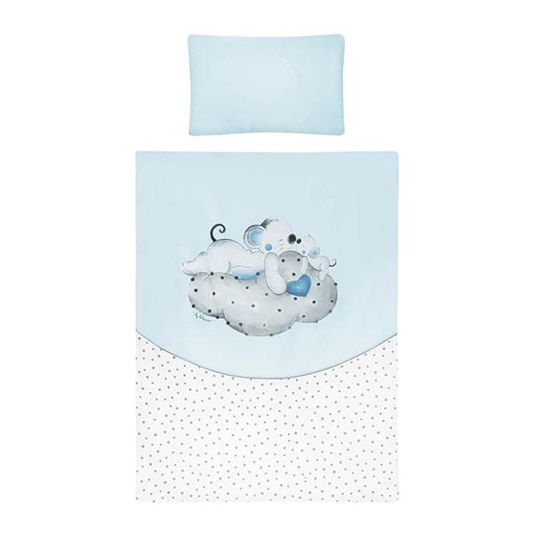 3-piece bed linen Belisima LOVE 100/135 turquoise