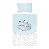 5-piece bed linen Belisima LOVE 100/135 turquoise