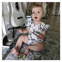 New Baby Paris Summer Cotton Infant Jumpsuit, size 62 (3-6m)