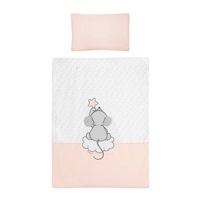 3-piece bedding Belisima Cute Mouse 90/120 pink
