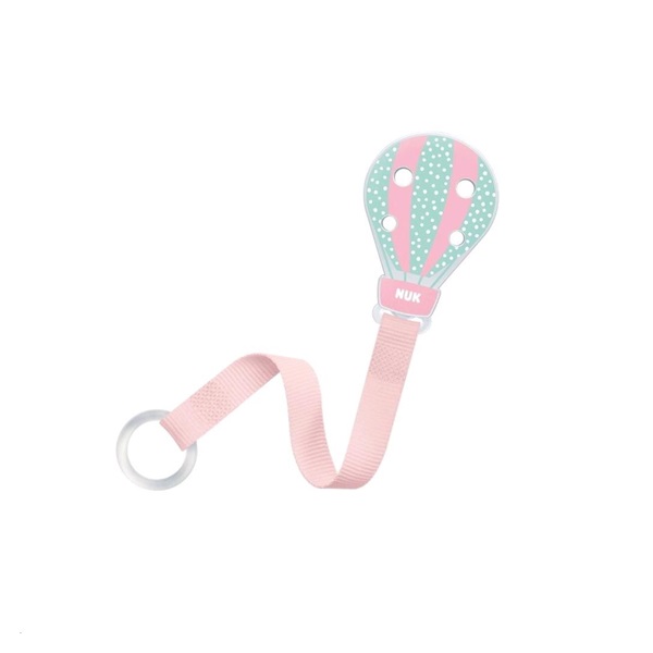 NUK pink pacifier ribbon