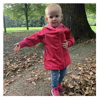 Softshell baby jacket New Baby pink, size 80 (9-12m)