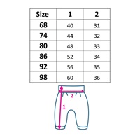 Softshell Infant Pants New Baby Blue, size 98 (2-3y)