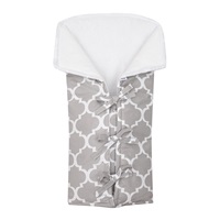 Classic lace-up wrap New Baby JACKET grey morocco