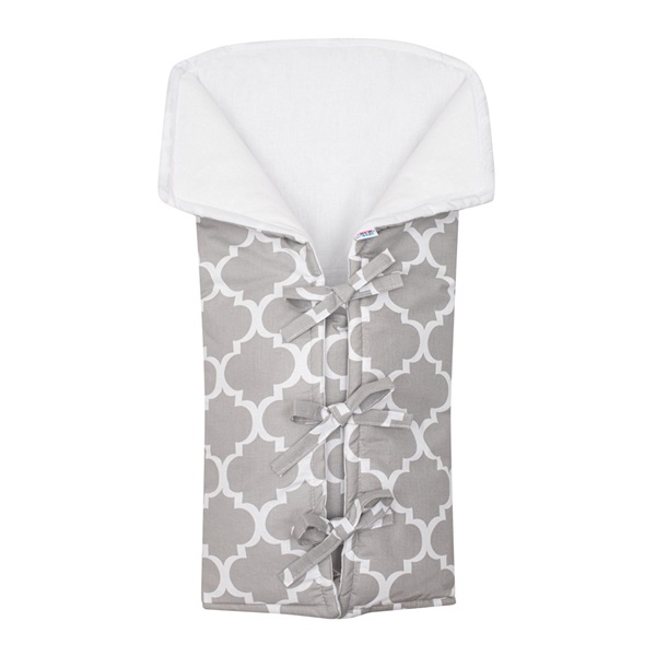 Classic lace-up wrap New Baby JACKET grey morocco