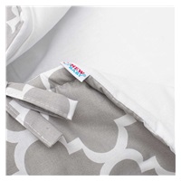 Classic lace-up wrap New Baby JACKET grey morocco