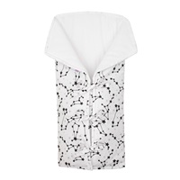 Classic lace-up wrap New Baby JACKET sky white