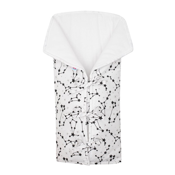 Classic lace-up wrap New Baby JACKET sky white