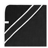 Baby bamboo hooded towel BabyOno black
