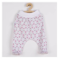 3-Piece Cotton Infant Set New Baby Kiddy White and Pink, size 68 (4-6m)