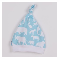 3-Piece Cotton Infant Set New Baby Kiddy White and Turquoise, size 68 (4-6m)