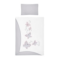 3-piece bedding Belisima Butterfly 100/135 grey