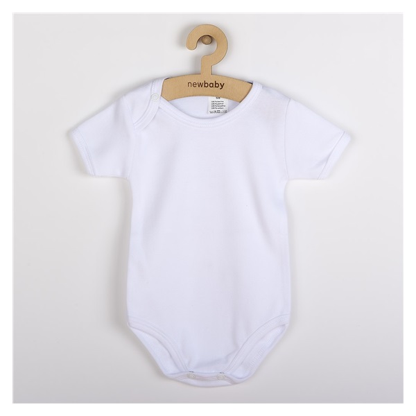 Luxury short sleeve body New Baby - white, size 86 (12-18m)