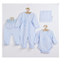New Baby Good Friends Blue Cotton Baby Kit, size 56 (0-3m)
